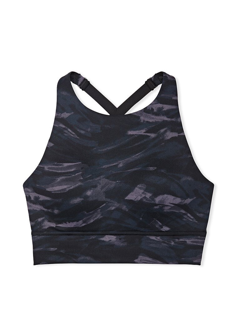 

Спортивный бюстгальтер Victorias Secret Forward Tech Sports, черный/серый