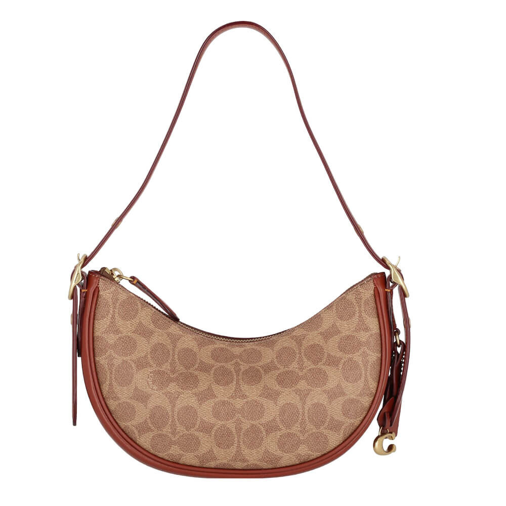 

Сумка Coach Coated Canvas Signature Luna, коричневый