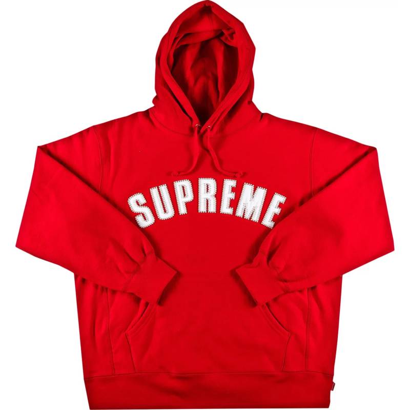 Худи Supreme Pearl Logo Hooded, красный – купить по выгодным ценам с  доставкой из-за рубежа через сервис