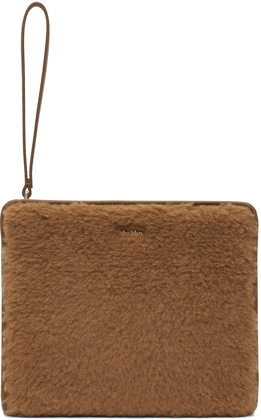 

Светло-коричневый клатч Max Mara