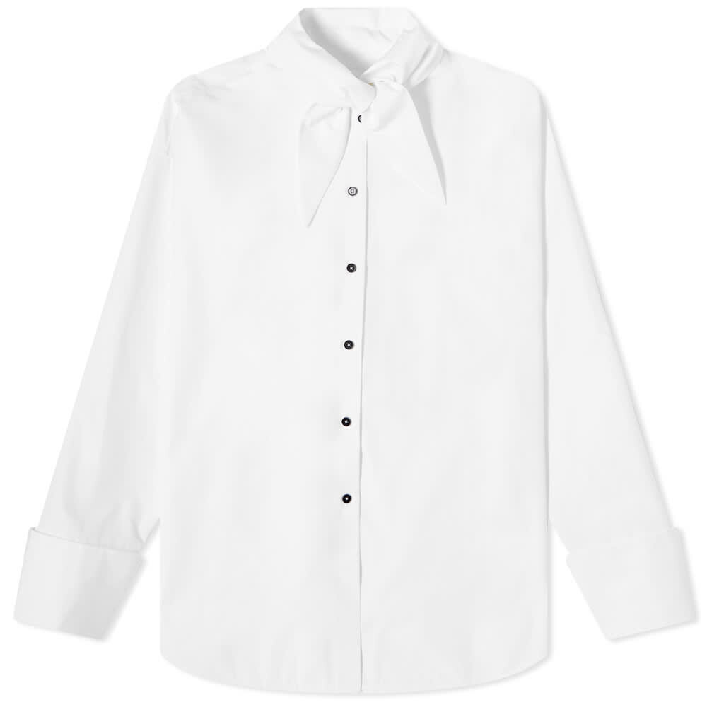 

Рубашка Jil Sander Heavy Organic Cotton Neck Tie Poplin Shirt