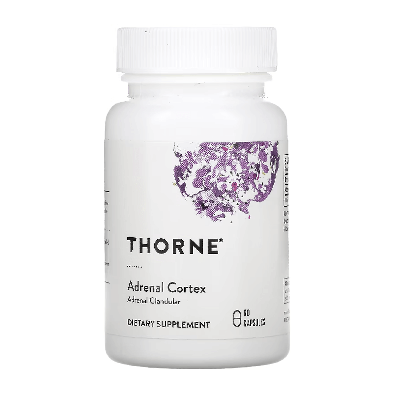 Кора надпочечников Thorne Research 50 мг, 60 капсул