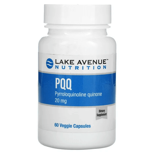 Пирролохинолинхинон, 20 мг, 60 растительных капсул, Lake Avenue Nutrition куркумин 95 500 мг 120 растительных капсул lake avenue nutrition