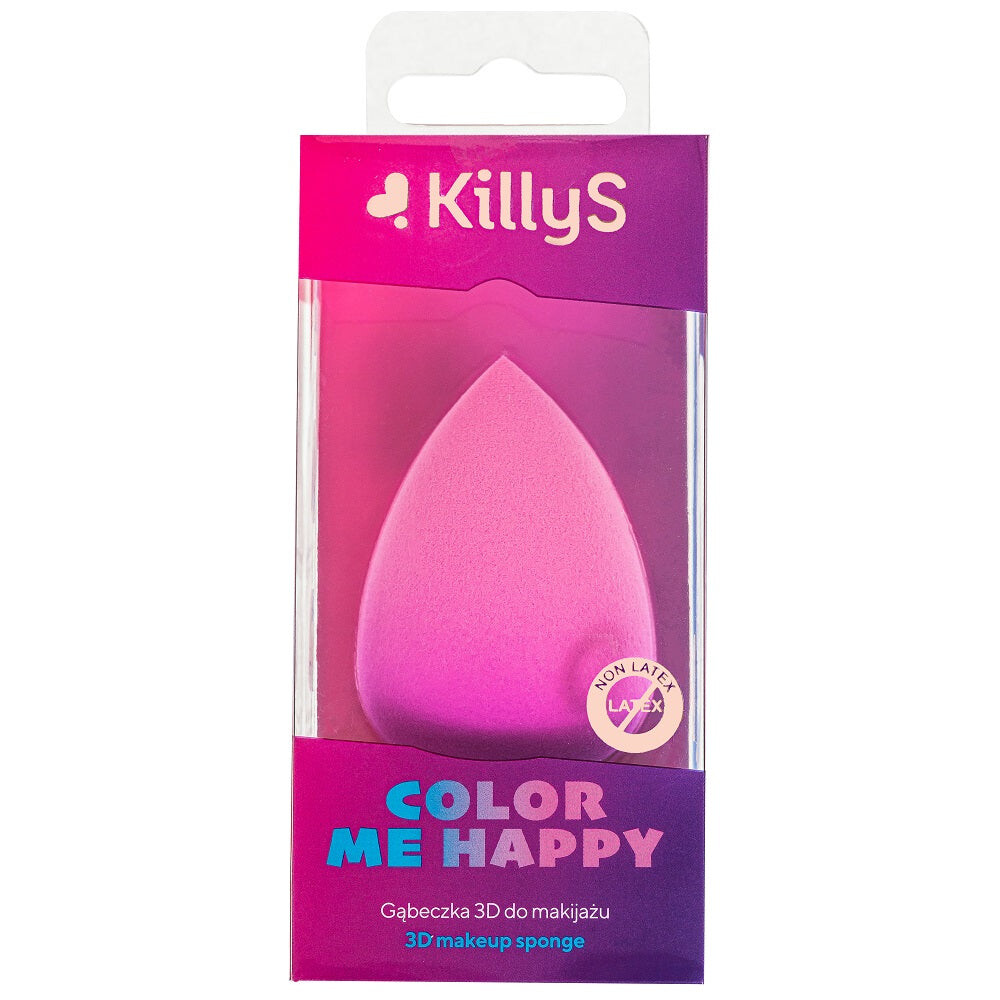 

KillyS Спонж для макияжа Color Me Happy 3D Розовый