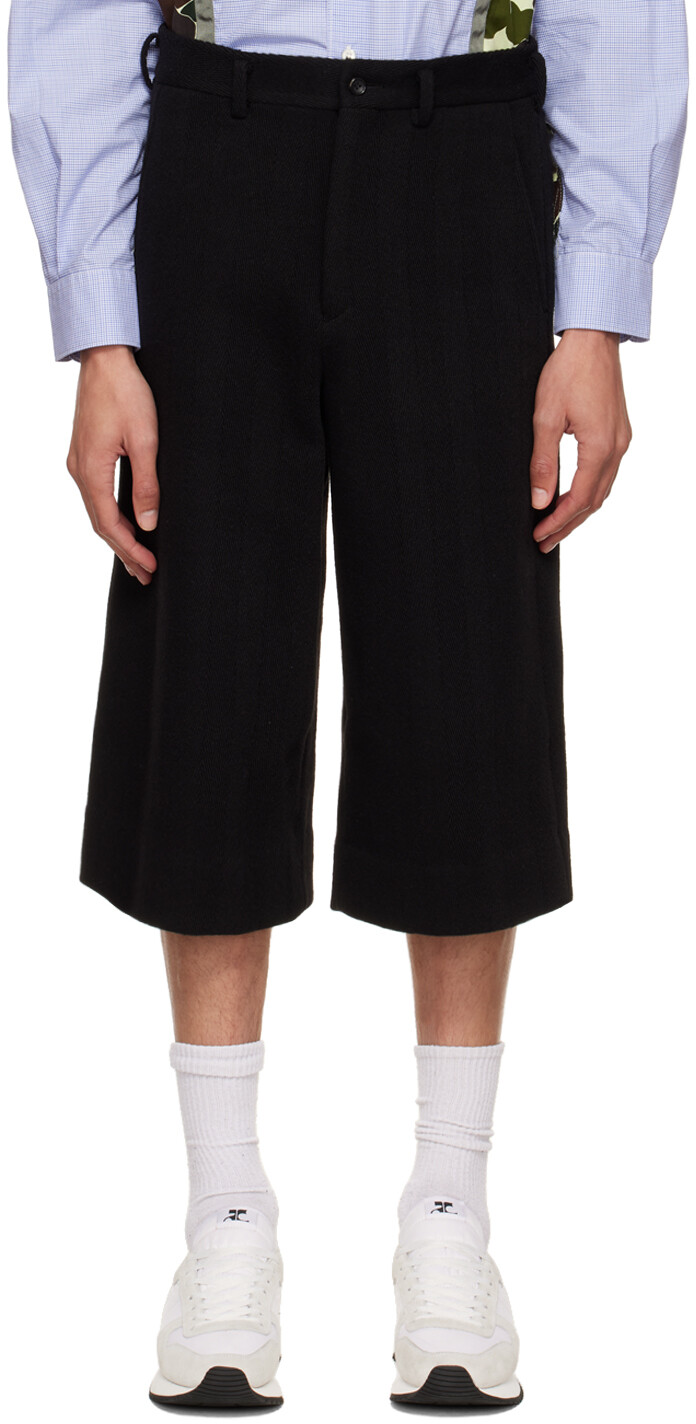 

Черные длинные шорты Comme des Garçons Homme Plus