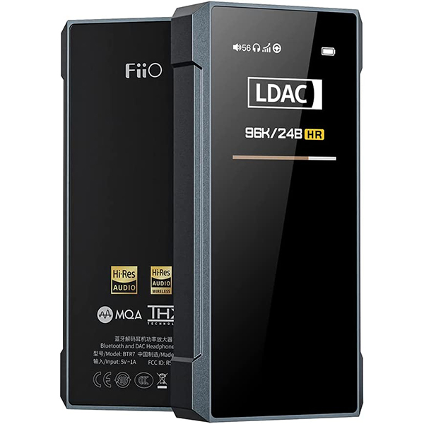 Усилитель для наушников FiiO BTR7 (Type-C), титановый портативный усилитель для наушников fiio ka3 black