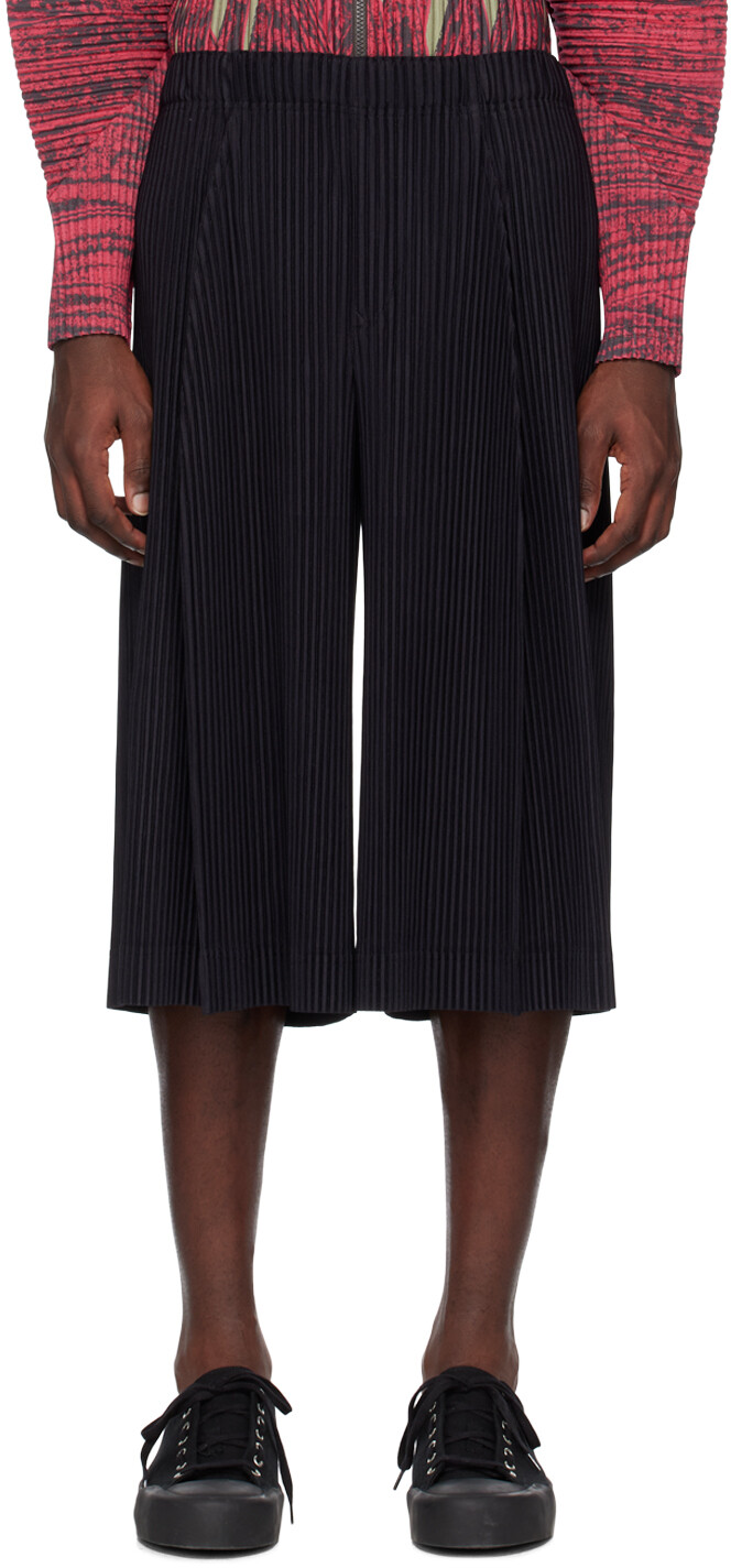 

Коричневые шорты с вазами Homme Plissé Issey Miyake