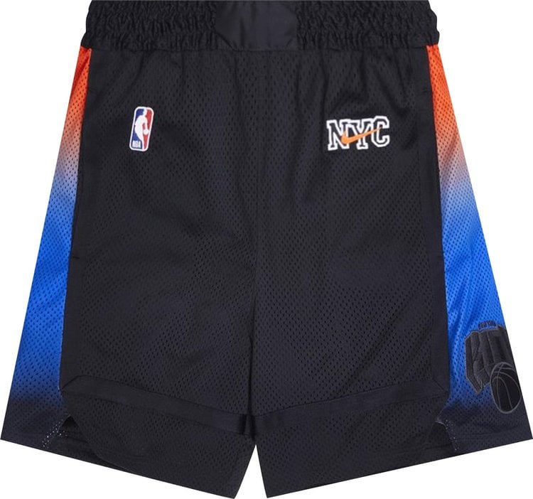 Шорты Kith x Nike For New York Knicks Short Swingman 'Black', черный - фото