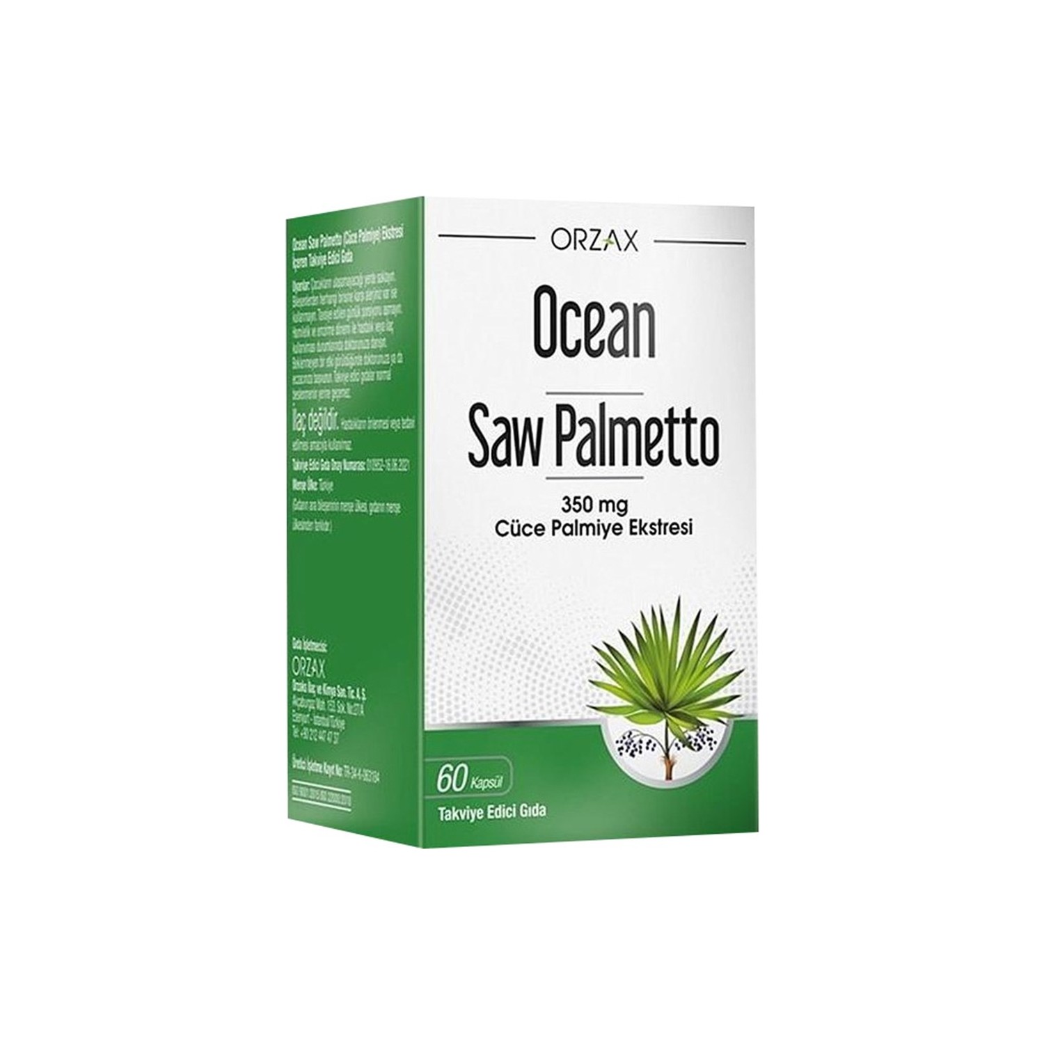 Пищевая добавка Ocean Saw Palmetto, 60 капсул irwin naturals healthy flow saw palmetto 60 liquid soft gels