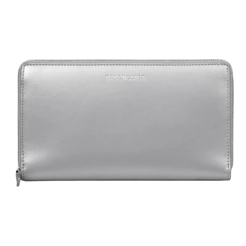 

Кошелек Balenciaga Essential Continental, серебристый