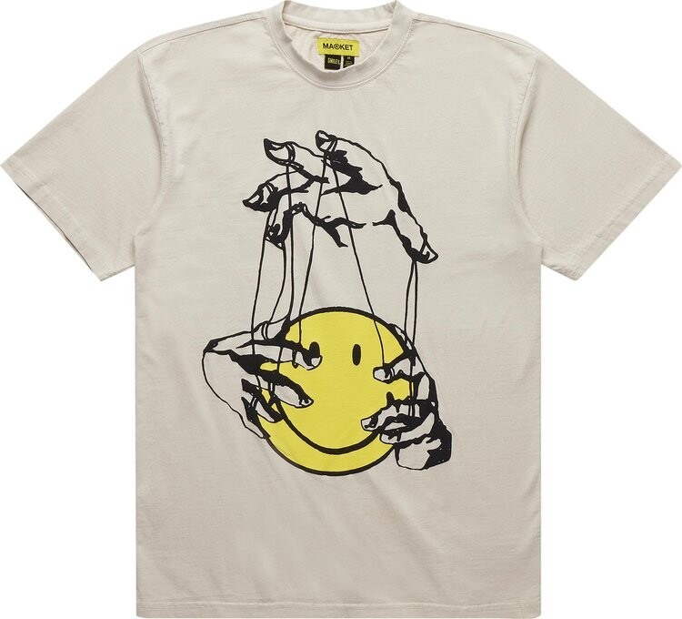 

Футболка Market Smiley Marionette Tee 'Cloud', кремовый