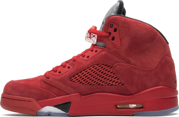 Nike air jordan outlet 5 red suede