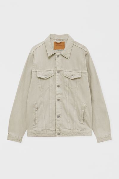 

Джинсовая куртка базового цвета PULL&BEAR