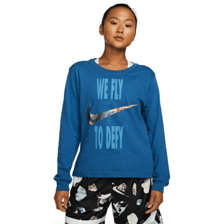 

Лонгслив Nike, синий
