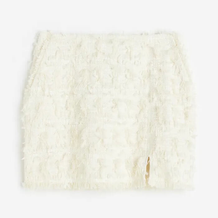 

Юбка H&M Boucle, кремовый