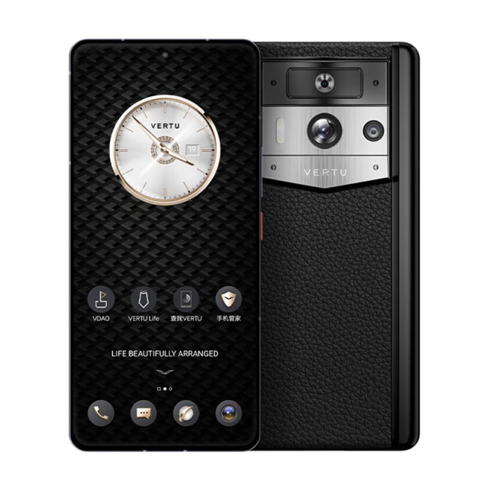 

Смартфон Vertu Metavertu 2 Calfskin, 12 ГБ/512 ГБ, 2 Nano-SIM, черный/серебристый