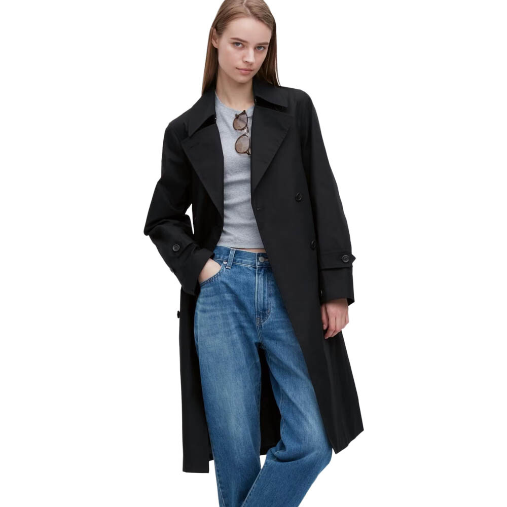 

Тренчкот Uniqlo, черный