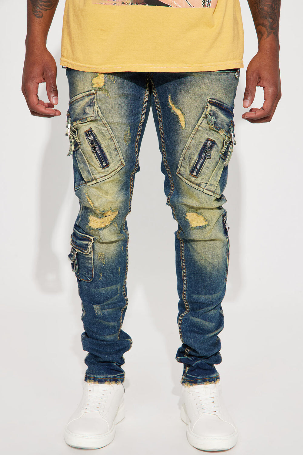 

Джинсы скинни Fashion Nova SMWB119, синий