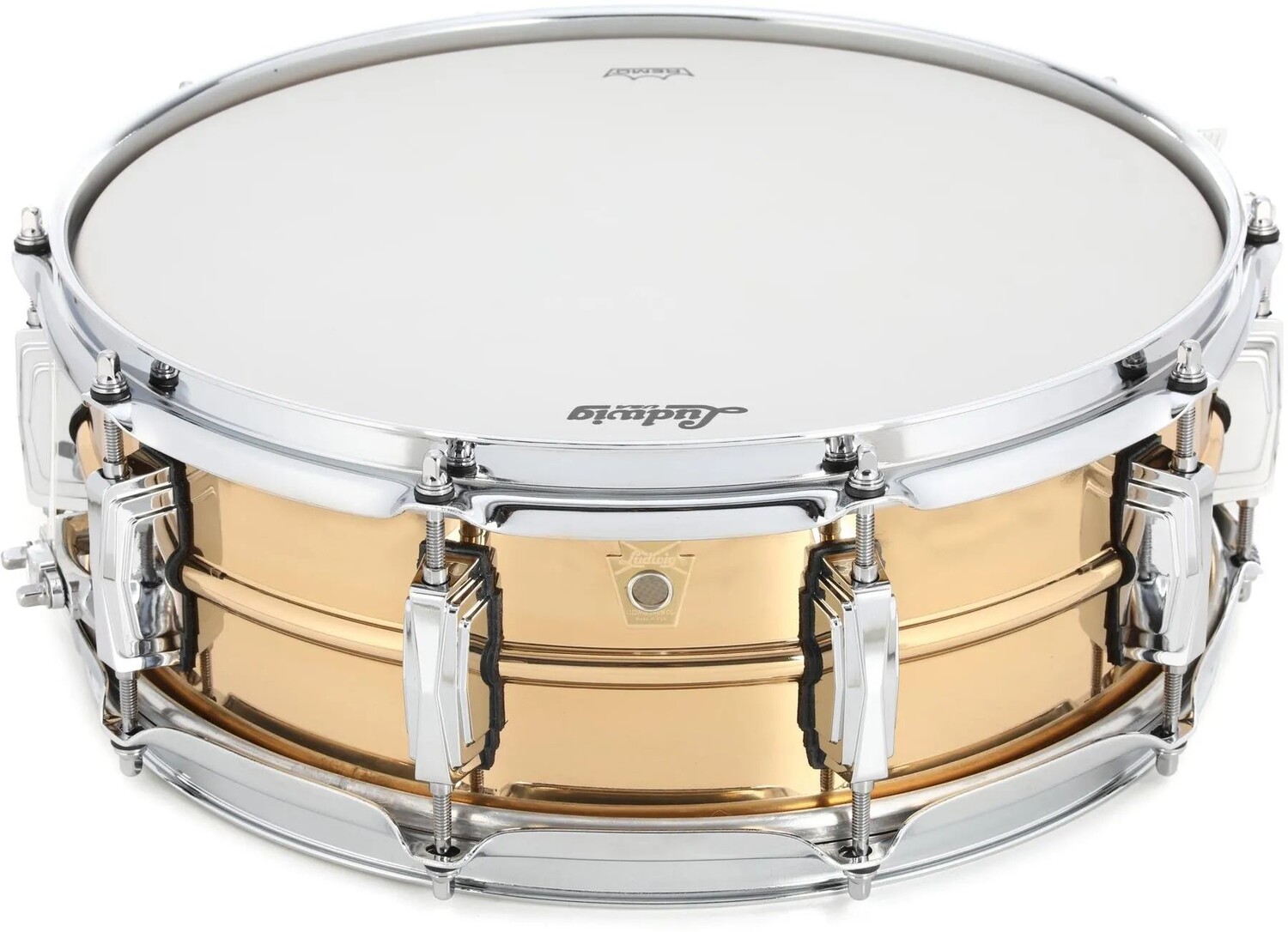 

Новый малый барабан Ludwig Smooth Bronze — 5 x 14 дюймов, имперские ушки