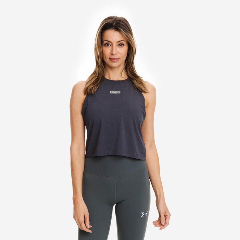 Женская спортивная футболка Flowy Crop Top от Picsil PICSIL SPORT, цвет azul