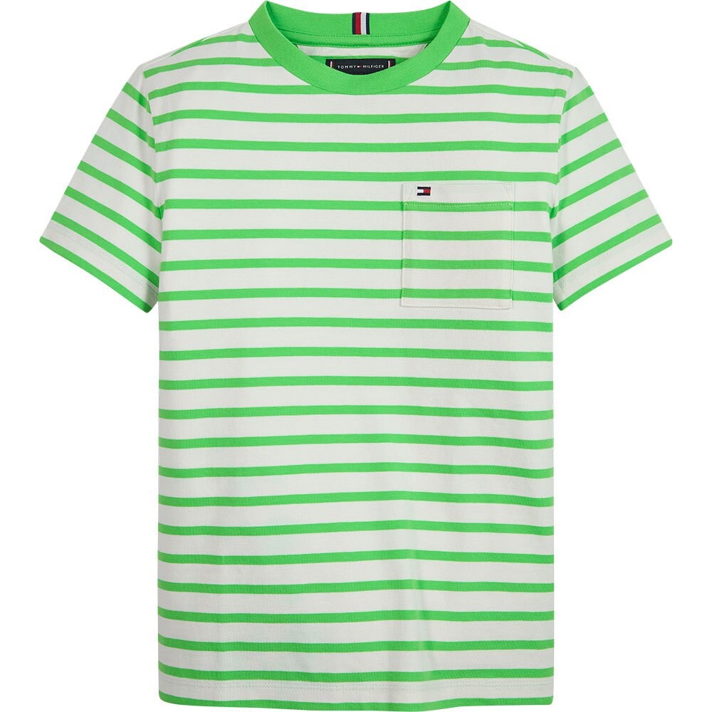 

Футболка Tommy Hilfiger Breton Pocket Stripe, зеленый