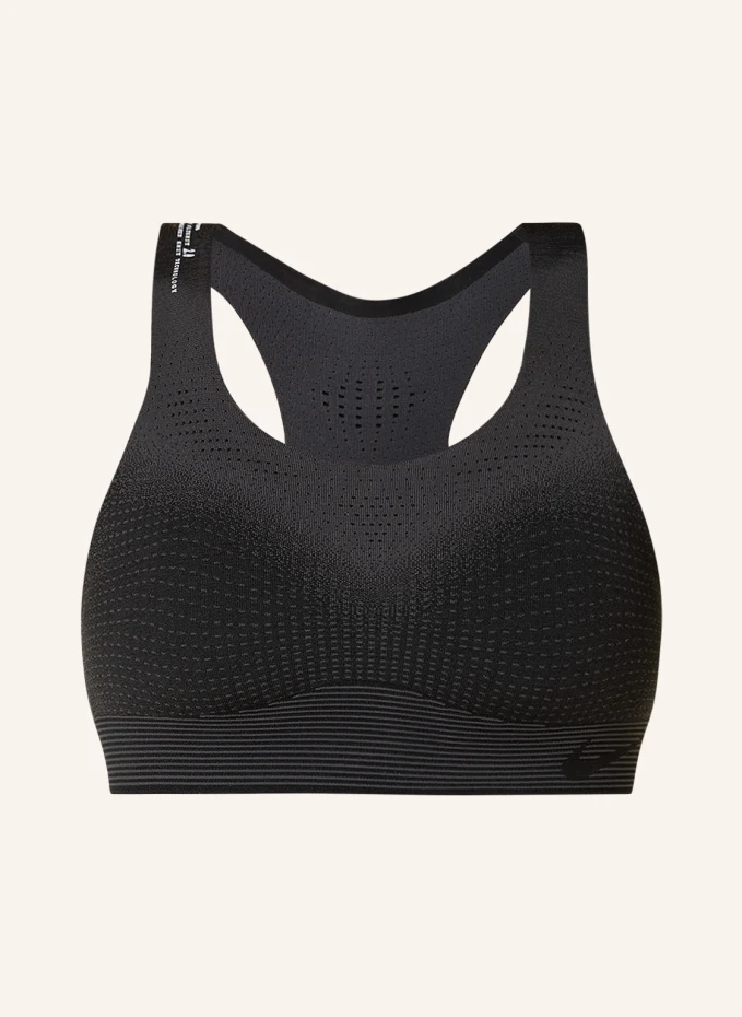 

Спортивный бюстгальтер swoosh flyknit с сеткой Nike, черный
