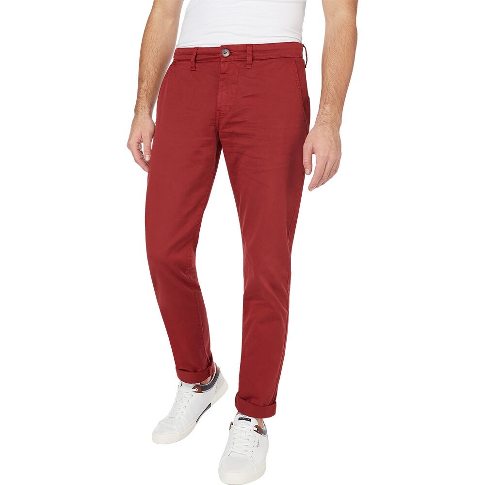 

Брюки Pepe Jeans Charly Regular Waist Chino, красный