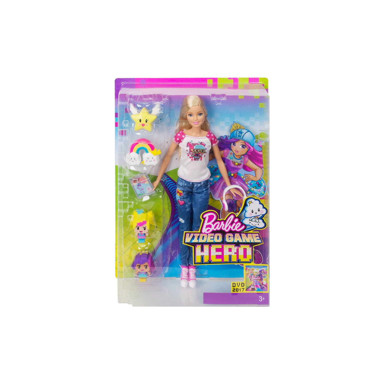 Кукла Barbie DTV96 набор видеоигры невероятные хроники игровой революции в комиксах фигурка уточка тёмный герой