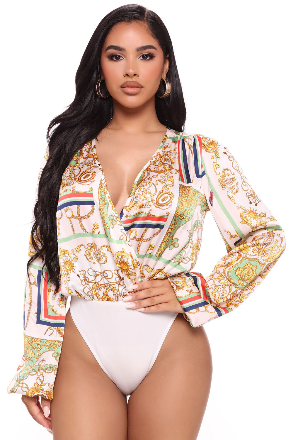 

Боди Fashion Nova TP1307, зеленый