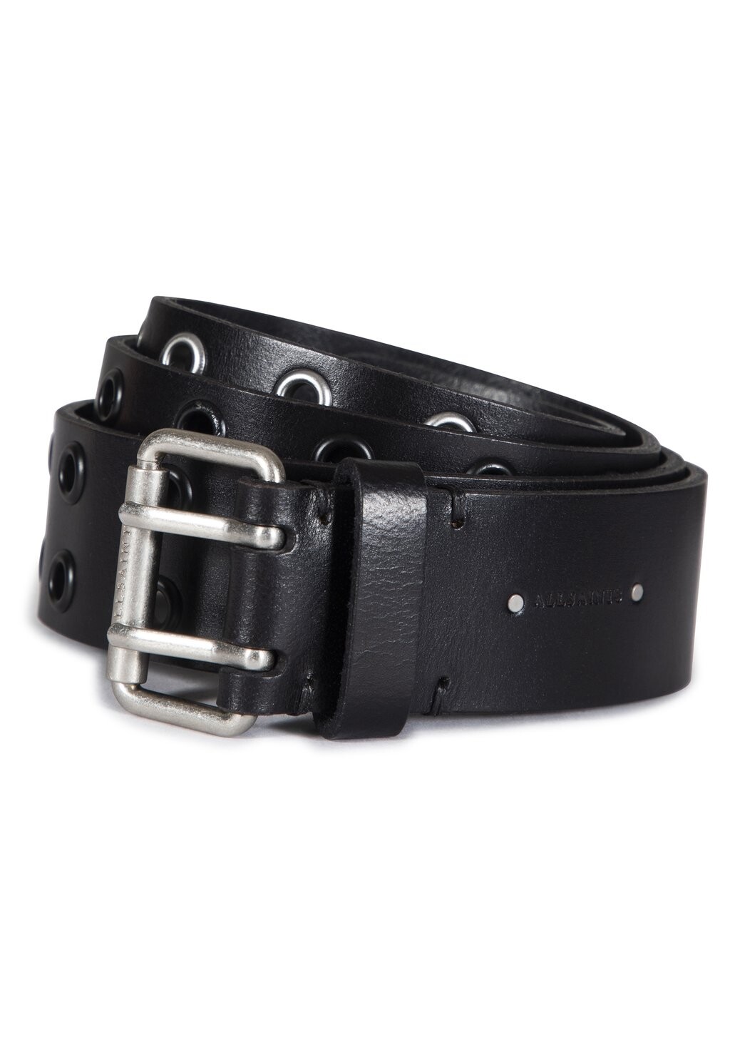 

Ремень РЕМЕНЬ С ЛЮСНАМИ 38MM AllSaints, угольно-черный