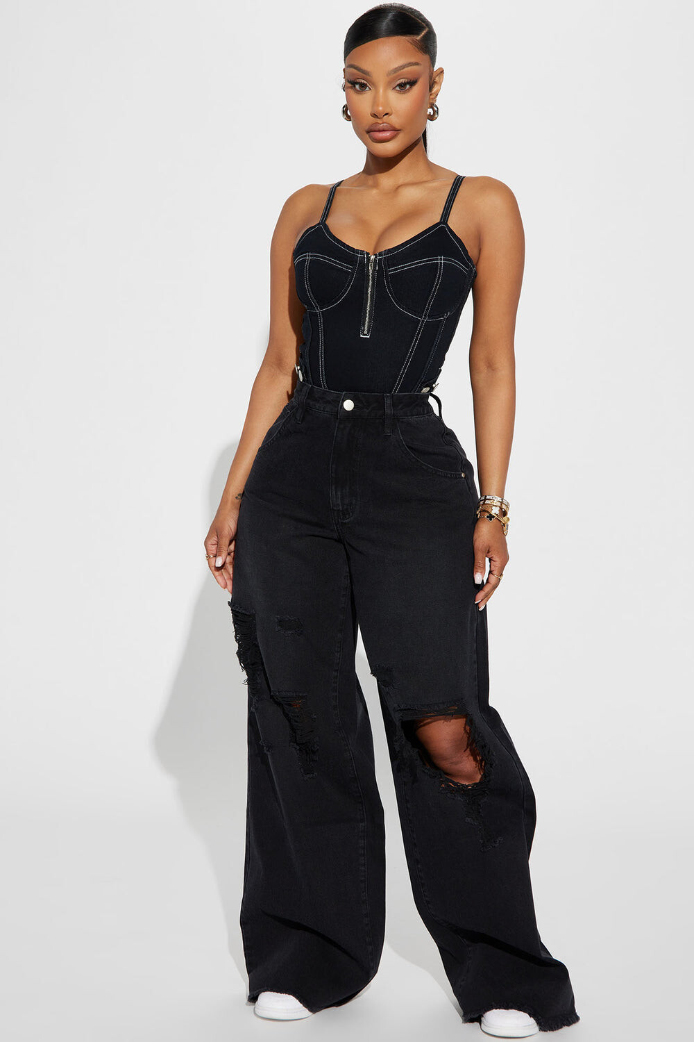 

Джинсы Fashion Nova TTC150, черный