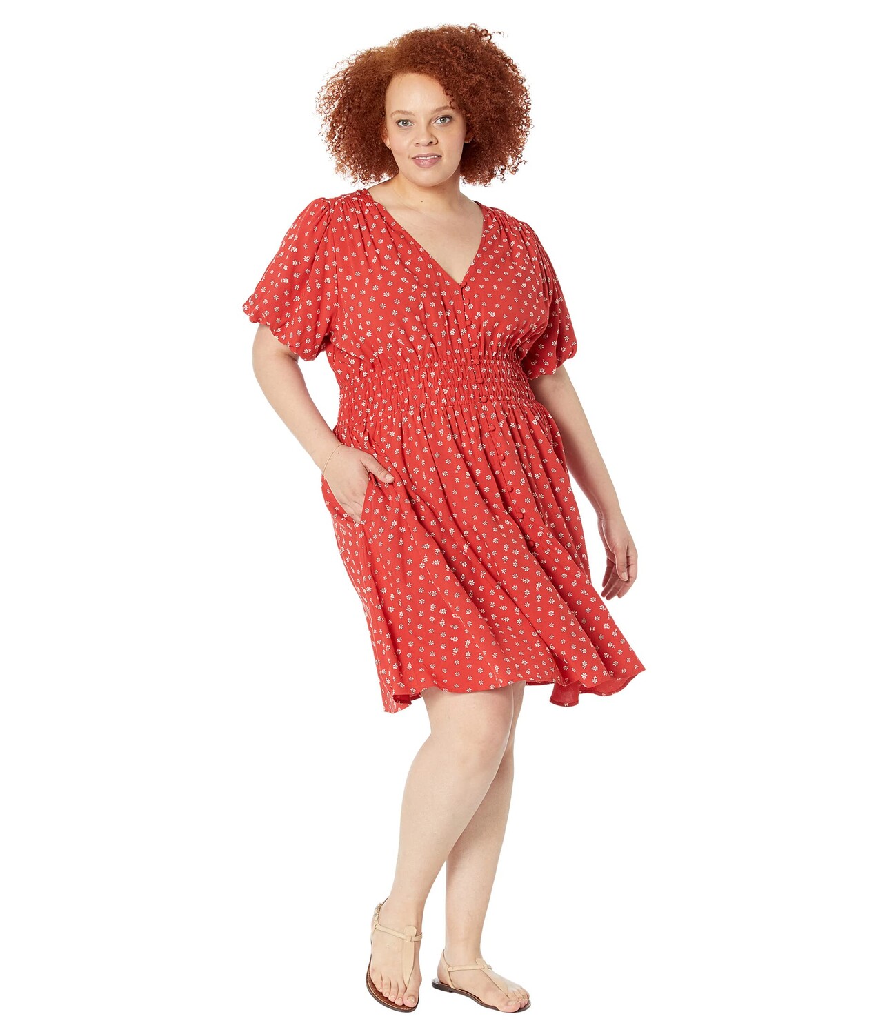 

Платье Madewell, Plus Sophia Mini Dress in Bandana Flower