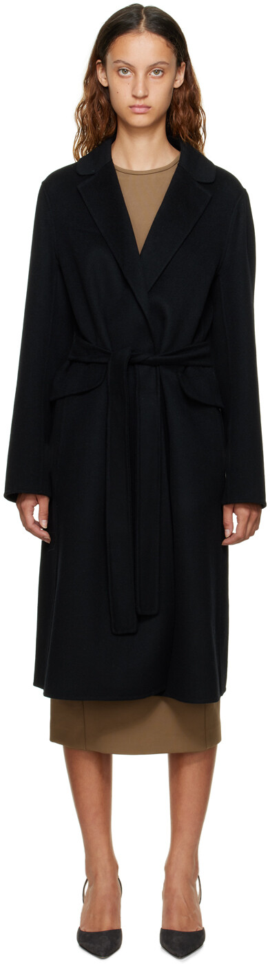 

Черное пальто Полли S Max Mara, Черный