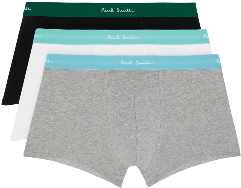 

Набор из трех разноцветных боксеров Paul Smith