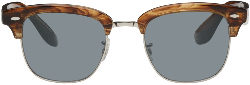 

Коричневые солнцезащитные очки Capannelle Brunello Cucinelli