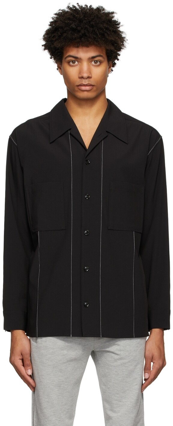 

Черная рубашка с отложным воротником 3.1 Phillip Lim