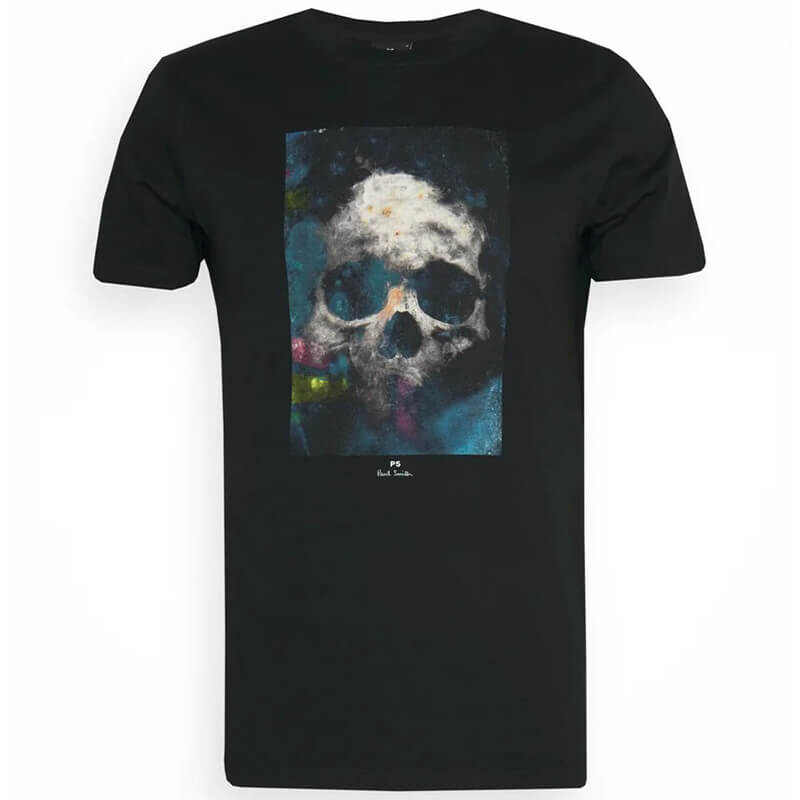

Футболка PS Paul Smith Skull, черный