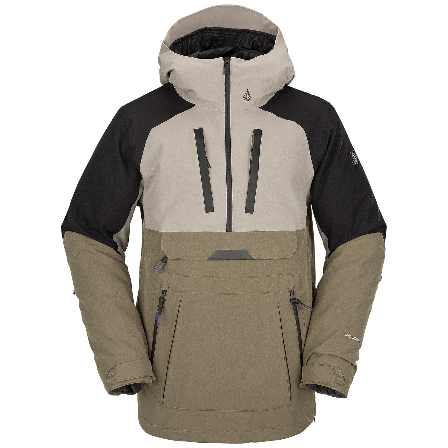 

Куртка-пуловер Volcom Brighton, черный/бежевый/коричневый