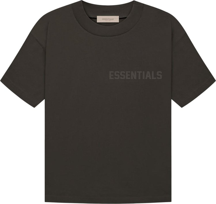 Футболка Fear of God Essentials Short-Sleeve Tee 'Off Black', черный - фото