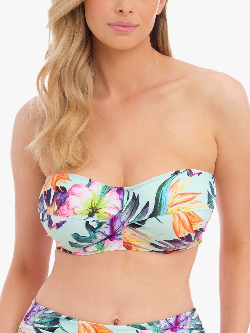 

Топ бикини Fantasie Paradiso Bandeau, Мягкий мятный/Мульти