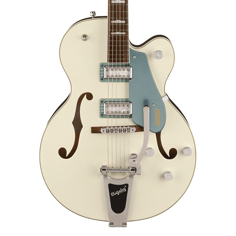 

Gretsch G5420T-140 Electromatic 140th Double Platinum Hollow Body - двухцветная жемчужно-платиновая / каменно-платиновая G5420T-140 Electromatic 140th Double Platinum Hollow Body - Pearl Platinum/Stone Platinum