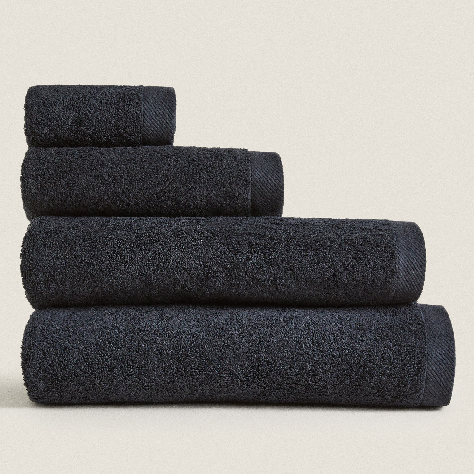 Полотенце Zara Home Cotton, черный