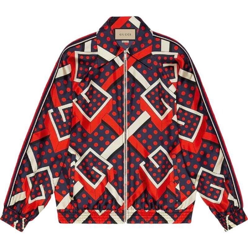 

Куртка Gucci G Dot Labyrinth Print, мультиколор