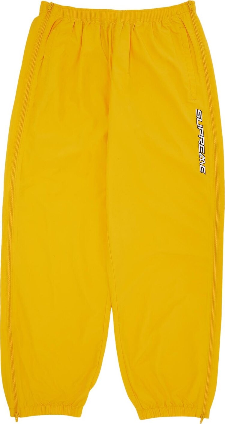 

Брюки Supreme Full Zip Baggy Warm Up Pant 'Yellow', желтый