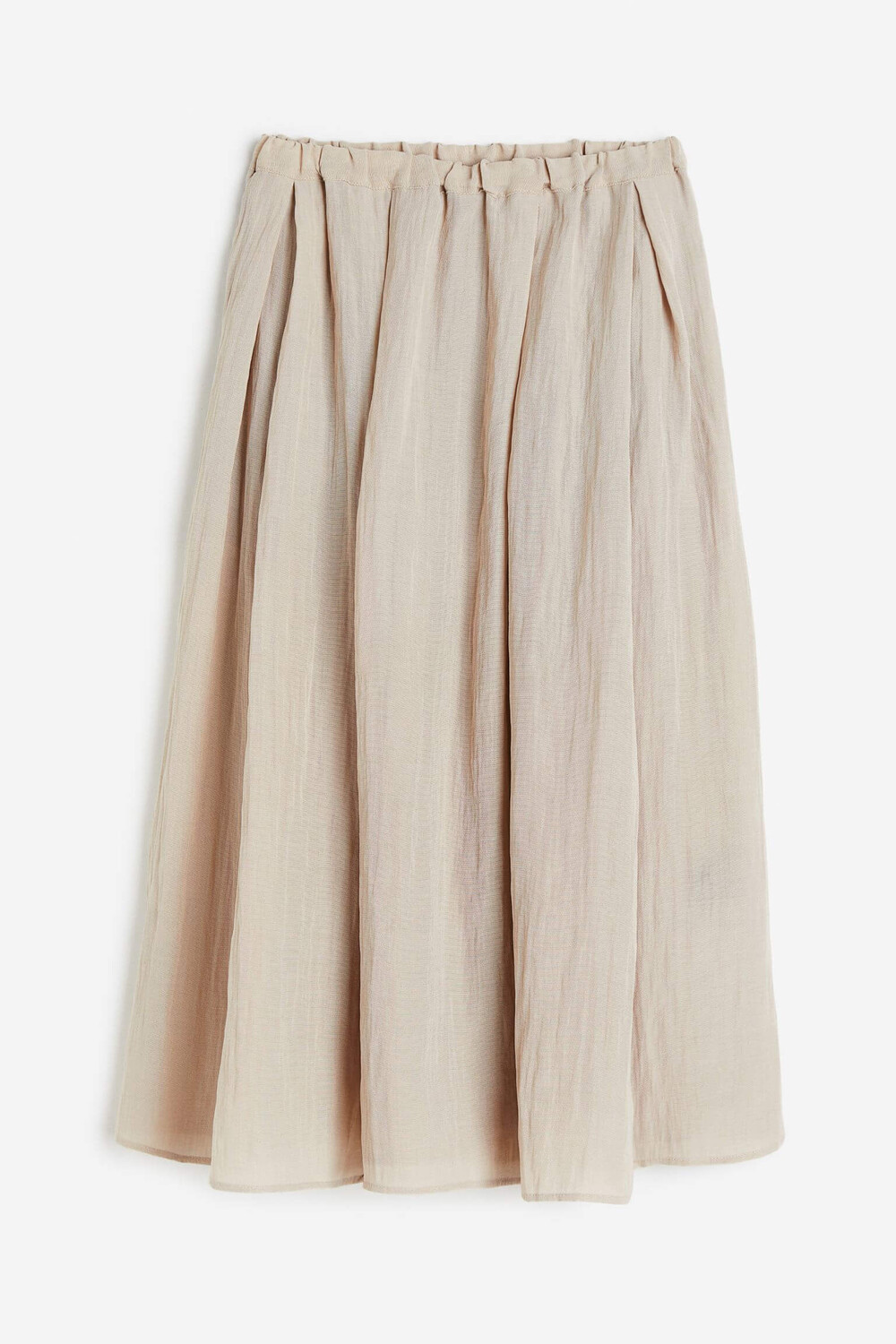 

Юбка H&M Wide-cut Twill, бежевый