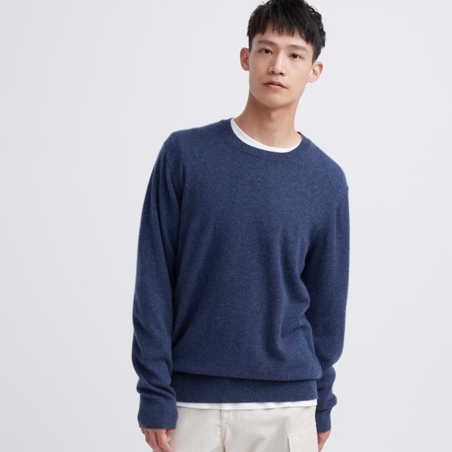 

Джемпер Uniqlo Cashmere, синий