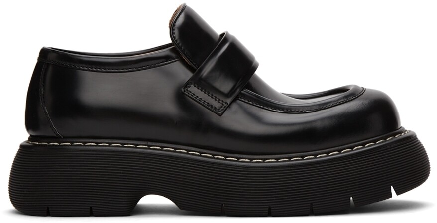 

Черные лоферы Swell Bottega Veneta