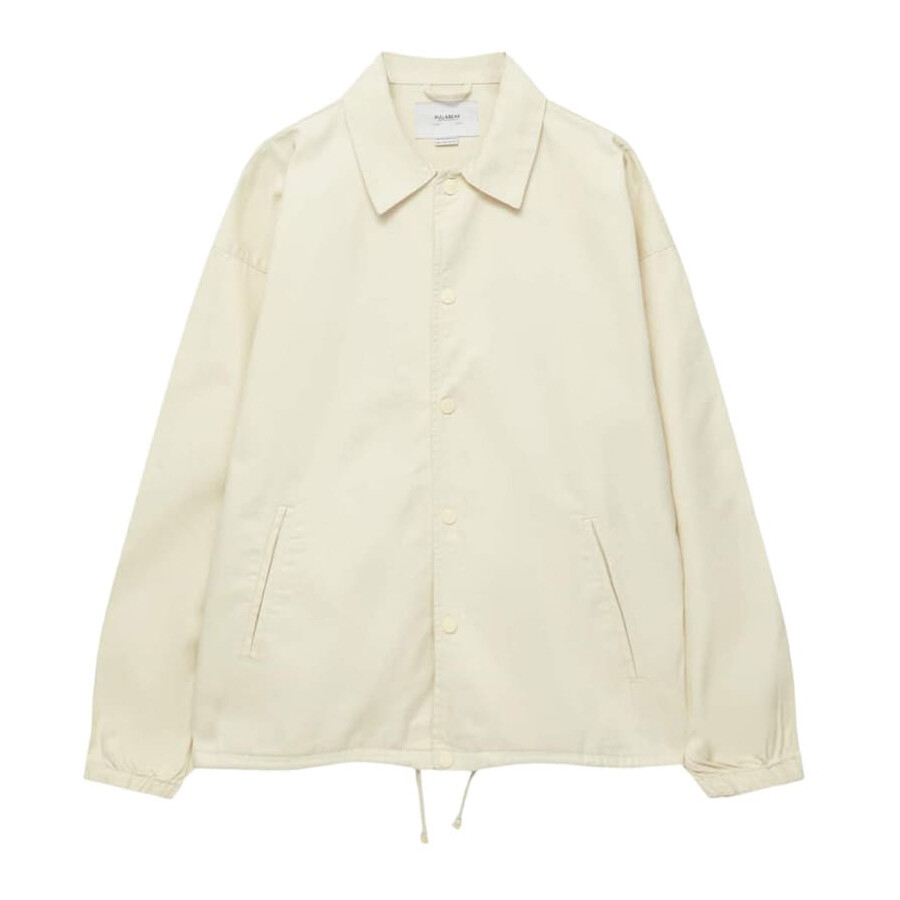 

Куртка Pull&Bear Back Embroidery, белый