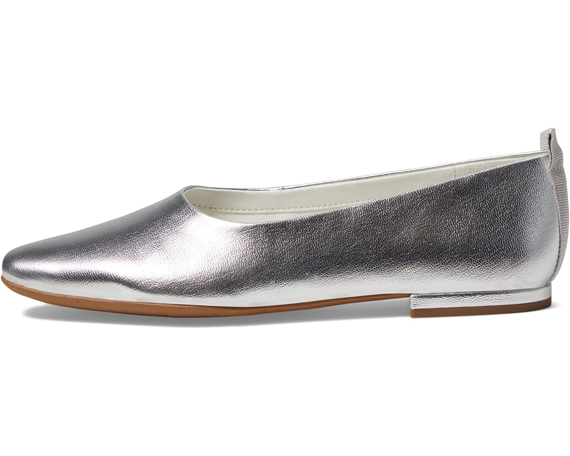 Туфли на плоской подошве Vana Franco Sarto, серебряный синтетический