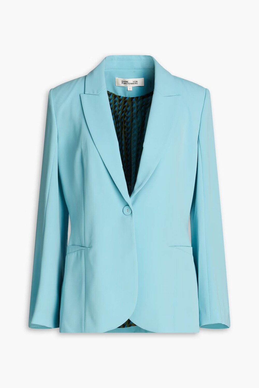 

Креповый пиджак Diane Von Furstenberg, голубое небо